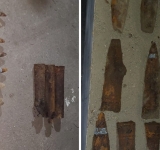 Muniție neexplodată, găsită în comuna Păulești. Pompierii au intervenit la fața locului