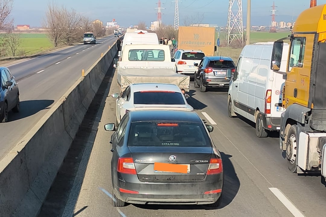 Accident pe Centura de Vest a Ploieștiului