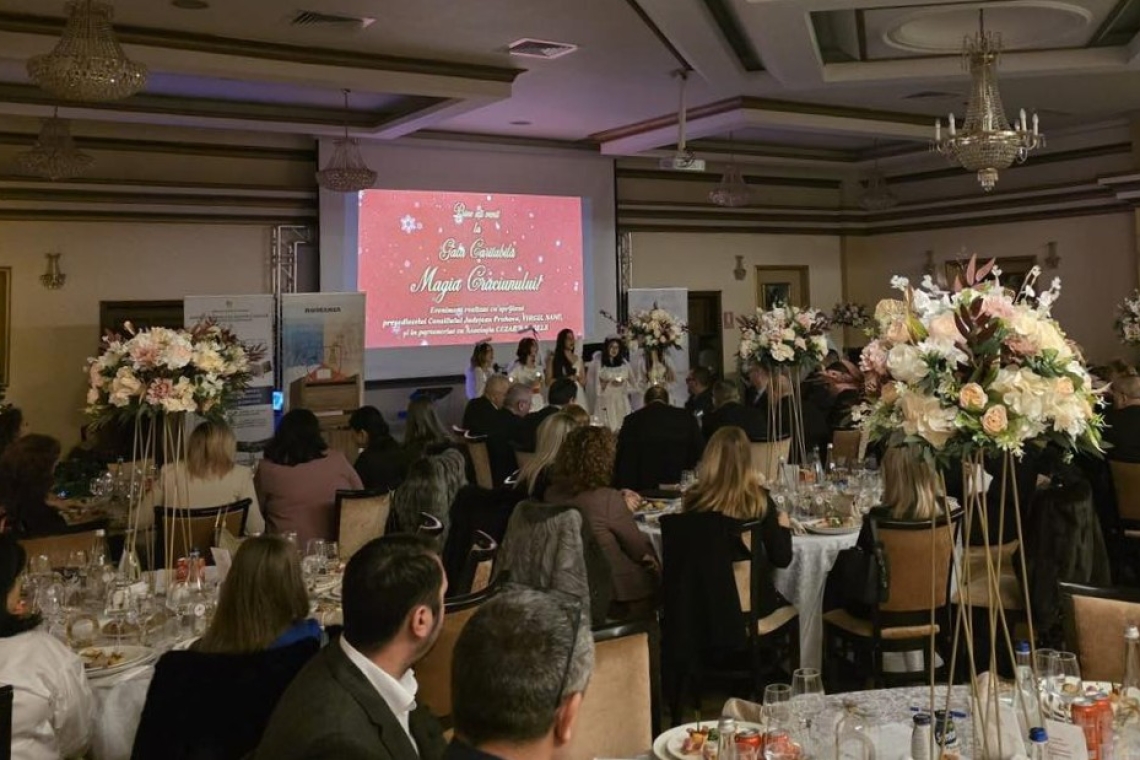 Peste 100.000 de lei strânși pentru copiii din sistemul de protecție socială, la Gala „Magia Crăciunului”