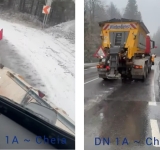 Intervenții de deszăpezire pe DN1A, în județul Prahova