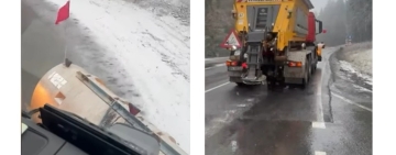 Intervenții de deszăpezire pe DN1A, în județul Prahova