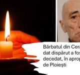 Bărbatul de 71 de ani din Cerașu, dat dispărut, a fost găsit decedat lângă Ploiești. Nu sunt suspiciuni de omor