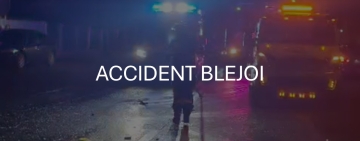 Accident rutier în Blejoi, satul Țânțăreni: două persoane transportate la spital