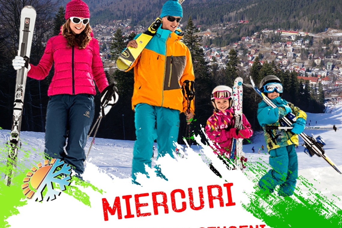 Programul „Azuga la schi!” continuă și în această iarnă. Acces gratuit la domeniul schiabil, pentru locuitorii orașului