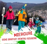 Programul „Azuga la schi!” continuă și în această iarnă. Acces gratuit la domeniul schiabil, pentru locuitorii orașului