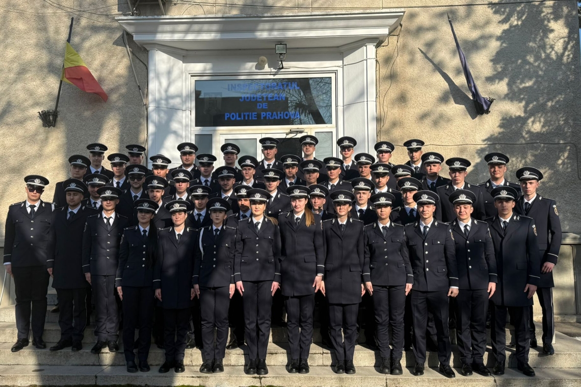 Agenți de poliție din noua promoție și-au început activitatea la IPJ Prahova