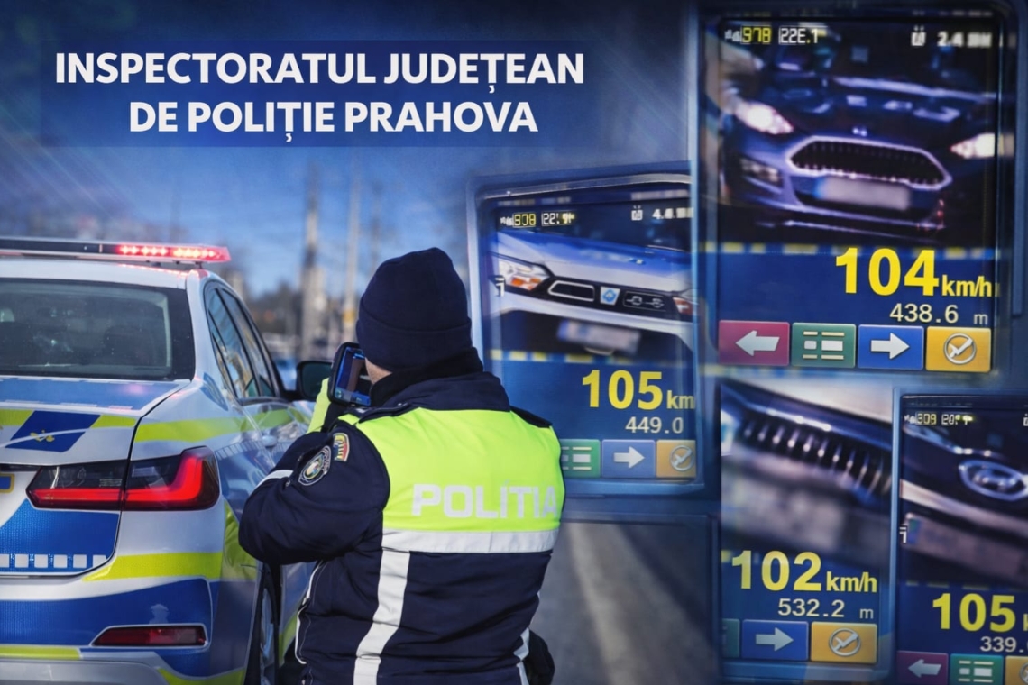 Radare pe DN1: zeci de șoferi prinși cu viteză excesivă. Patru au rămas fără permis