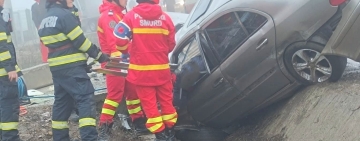 Update / Accident grav la ieșire din Dițești spre Moreni. O persoană rănită, în stop cardio-respirator