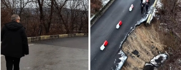 Drumul surpat de la Câmpina, transferat la Consiliul Județean, va fi refăcut până la Paști. Virgil Nanu: „O intervenție făcută corect, de la temelie”