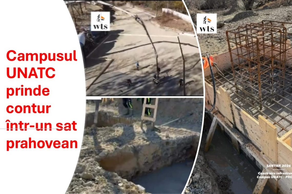 Campusul universitar UNATC de la Provița de Sus începe să prindă contur!