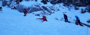 Risc însemnat de avalanșe în Munții Bucegi, la altitudini de peste 1.800 de metri