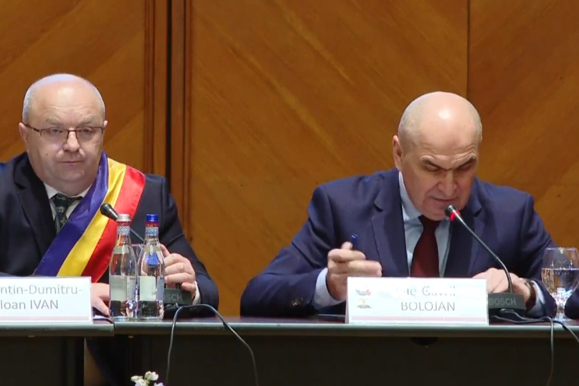 Bolojan, ”ciuca bătăilor” la întâlnirea cu primarii din teritoriu, de la Palatul Parlamentului