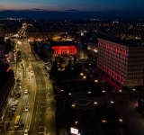 Palatul Administrativ și Palatul Culturii din Ploiești, clădiri administrate de Consiliul Județean, au fost iluminate în roșu, de Ziua Europeană a Numărului de Urgență 112