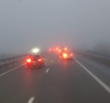 Ceață pe drumurile din Prahova 