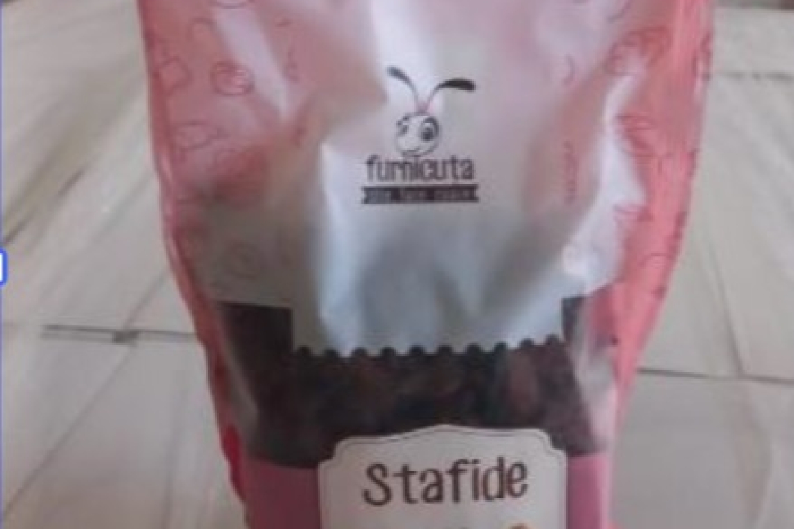 Ați cumpărat stafide ”Furnicuța”? Verificați dacă sunt din loturile cu pesticide!