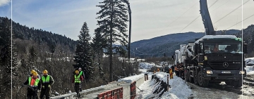 Lucrările pe DJ102I continuă: drumul dintre Valea Doftanei și Săcele prinde contur