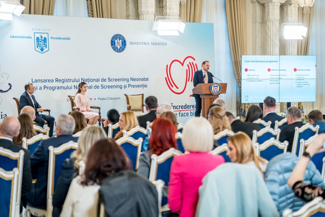 Ministerul Sănătății lansează Registrul Național de Screening Neonatal și extinde testările la naștere la 22 de afecțiuni