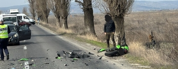 Motociclist rănit într-un accident produs pe DN1D, între Albești și Ciorani