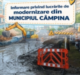 Informare Hidro Prahova SA privind lucrările de modernizare a rețelelor de apă și canalizare în municipiul Câmpina
