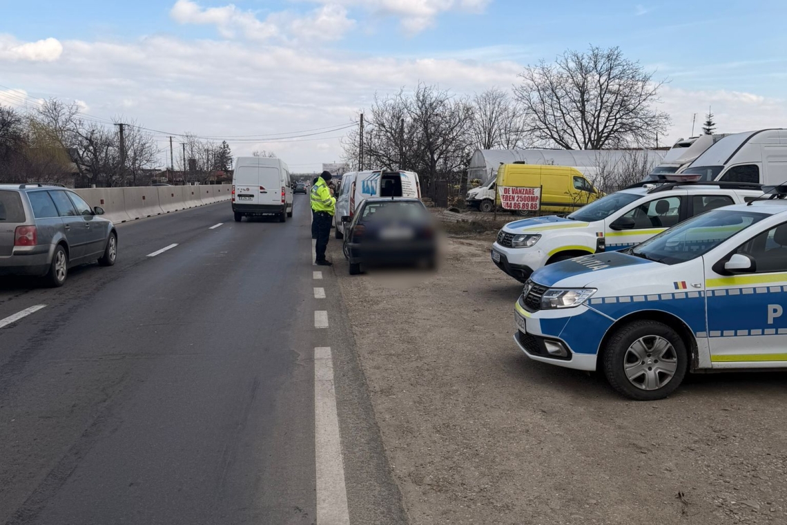 Acțiune a Poliției Rutiere pe DN1B, în Prahova. Șoferii vitezomani, principalii vizați