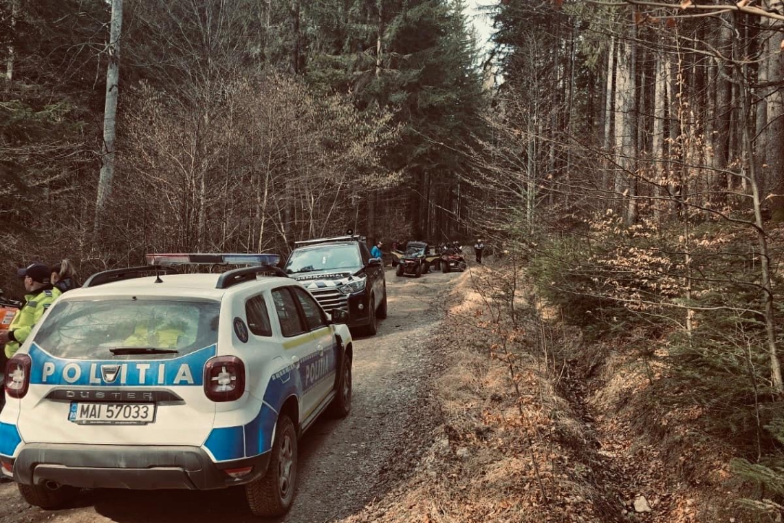 Acțiune pe drumurile forestiere din Bușteni. Controale la ATV-uri și zeci de sancțiuni aplicate de polițiști