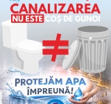 Hidro Prahova avertizează: deșeurile aruncate în toaletă provoacă blocaje în rețeaua de canalizare