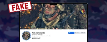 Avertisment DNSC: pagină falsă de Facebook care imită pagina Ministerului Apărării Naționale