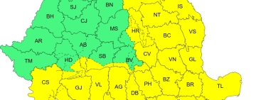 Prahova, sub Cod galben de ploi abundente și ninsori la munte, valabil până luni dimineață