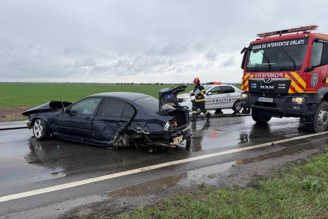 Trei autoturisme, implicate într-un accident pe DN1 B, în Loloiasca 