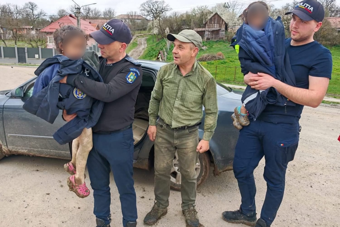 Un pădurar din Mureș le-a găsit pe cele două fetițe dispărute din Târnăveni