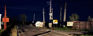 UPDATE/ Populația, evacuată preventiv pe o rază de 1 km, în zona accidentului cu cisterna plină cu GPL, răsturnată la Ciorani