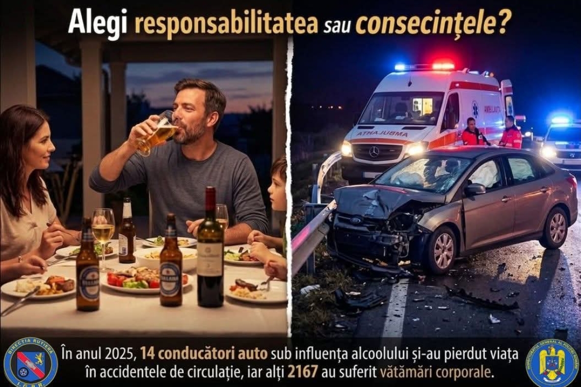 Acțiuni intensificate ale polițiștilor prahoveni, în weekend, pentru combaterea consumului de alcool la volan