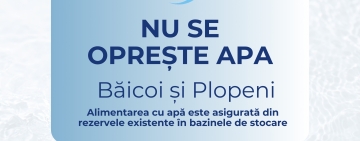 Clarificare Hidro Prahova: Nu există întreruperi de apă în Băicoi și Plopeni
