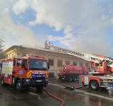 Incendiu într-o clădire a fostului Institut de Petrol și Gaze din Câmpina 