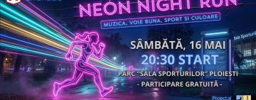 Alergare de noapte, culoare și energie: alPHa Running Club organizează prima ediție Neon Night Run în Ploiești