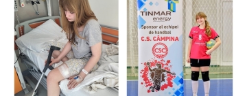 Carina (15 ani), jucătoare de handbal la CS Câmpina, are nevoie de ajutorul nostru! A fost diagnosticată cu o formă agresivă de cancer