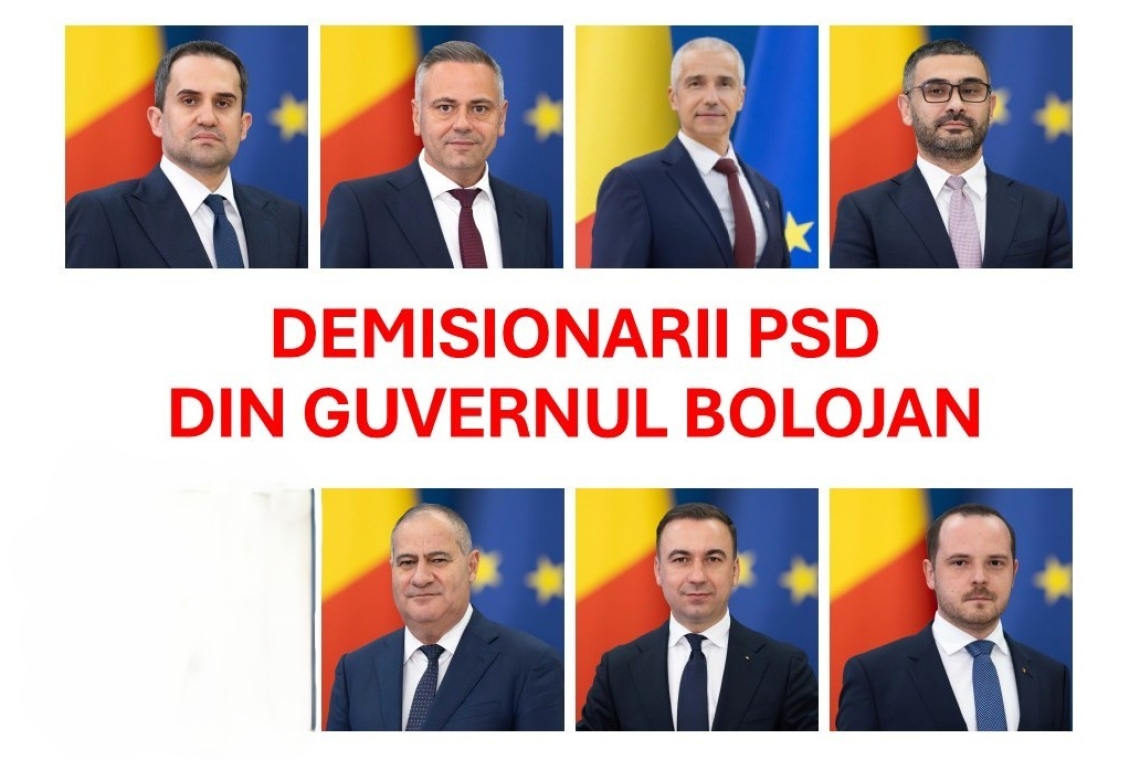 Șase miniștri și un viceprim-ministru, reprezentanți ai Partidului Social Democrat, au demisionat din funcții