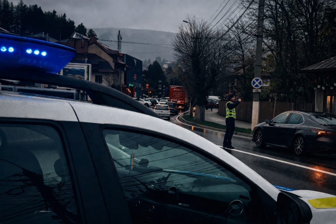 Valori ridicate de trafic pe DN1, spre Valea Prahovei. Comarnic și Bușteni, zonele cu blocaje