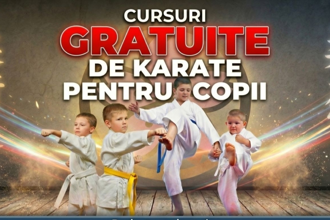 Virgiliu Nanu încurajează participarea copiilor la activități sportive, prin programul gratuit alPHa Karate