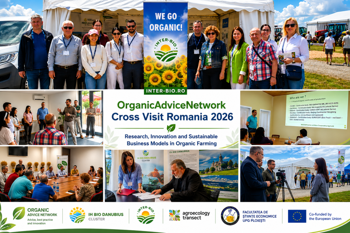 Facultatea de Științe Economice UPG Ploiești susține dezvoltarea modelelor de business sustenabile în agricultura ecologică prin cooperare internațională și cercetare aplicată