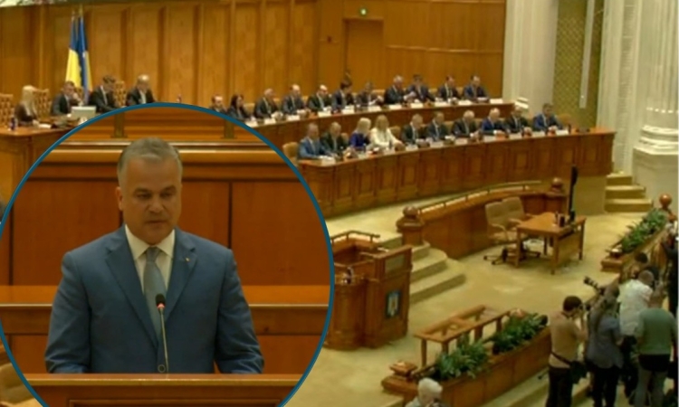 Guvernul Veștea a căzut la votul din Parlament