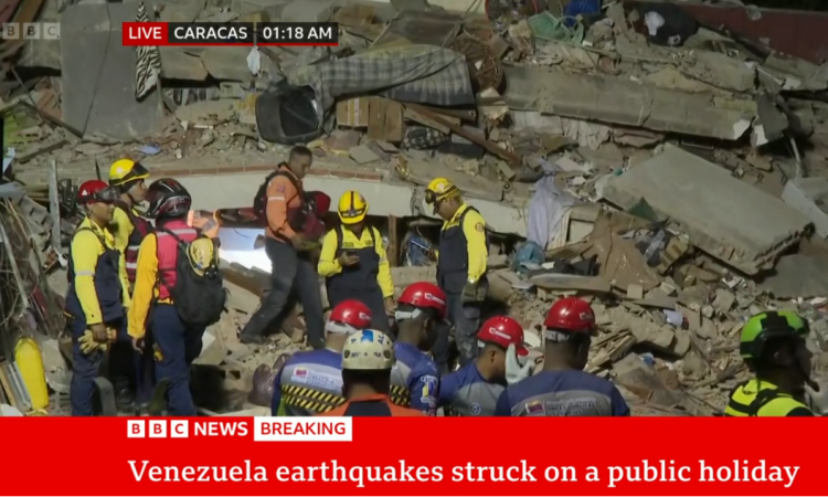 Dezastru în Venezuela, după două cutremure succesive, de peste 7 grade pe Richter (video) 