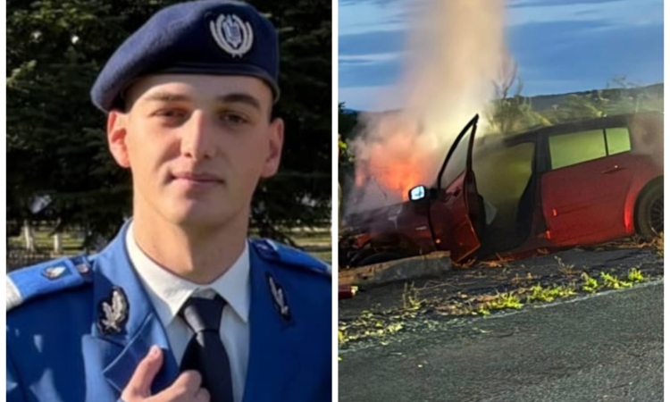 Jandarm prahovean, erou în timpul liber! A salvat un șofer dintr-o mașină cuprinsă de flăcări