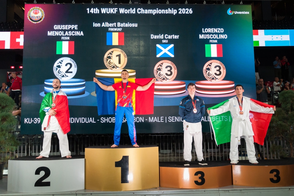 Polițistul prahovean Albert Bătăiosu, triplu campion mondial la karate WUKF