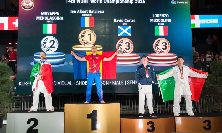 Polițistul prahovean Albert Bătăiosu, triplu campion mondial la karate WUKF