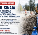Lucrări la rețeaua de apă din Sinaia. Furnizarea apei, întreruptă temporar pe Calea Brașovului și parțial pe Bulevardul Ferdinand
