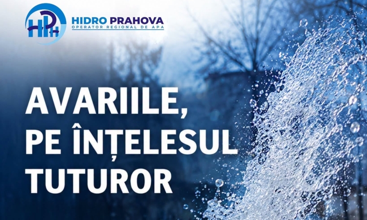 Hidro Prahova: Ce se întâmplă în rețeaua de apă atunci când apare o avarie?
