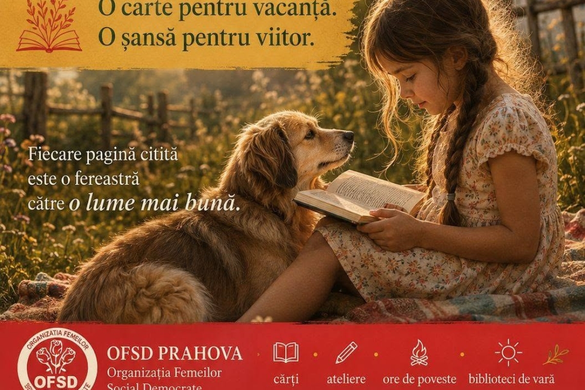„Biblioteca de Vară din satul meu”, o campanie a OFSD pentru copiii din satele Prahovei
