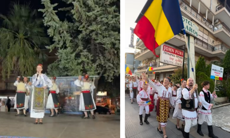 Ansamblul folcloric „Prahova” al Casei de Cultură ”Ion Luca Caragiale” din Ploiești a dus portul tradițional românesc la un festival internațional, desfășurat în Grecia
