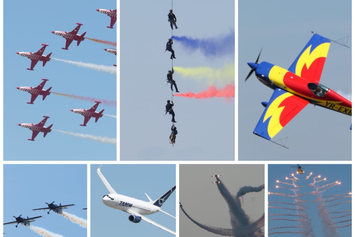 Peste 100.000 de spectatori și 200 de piloți, la BIAS 2026. Cerul a fost scena unui spectacol aviatic impresionant